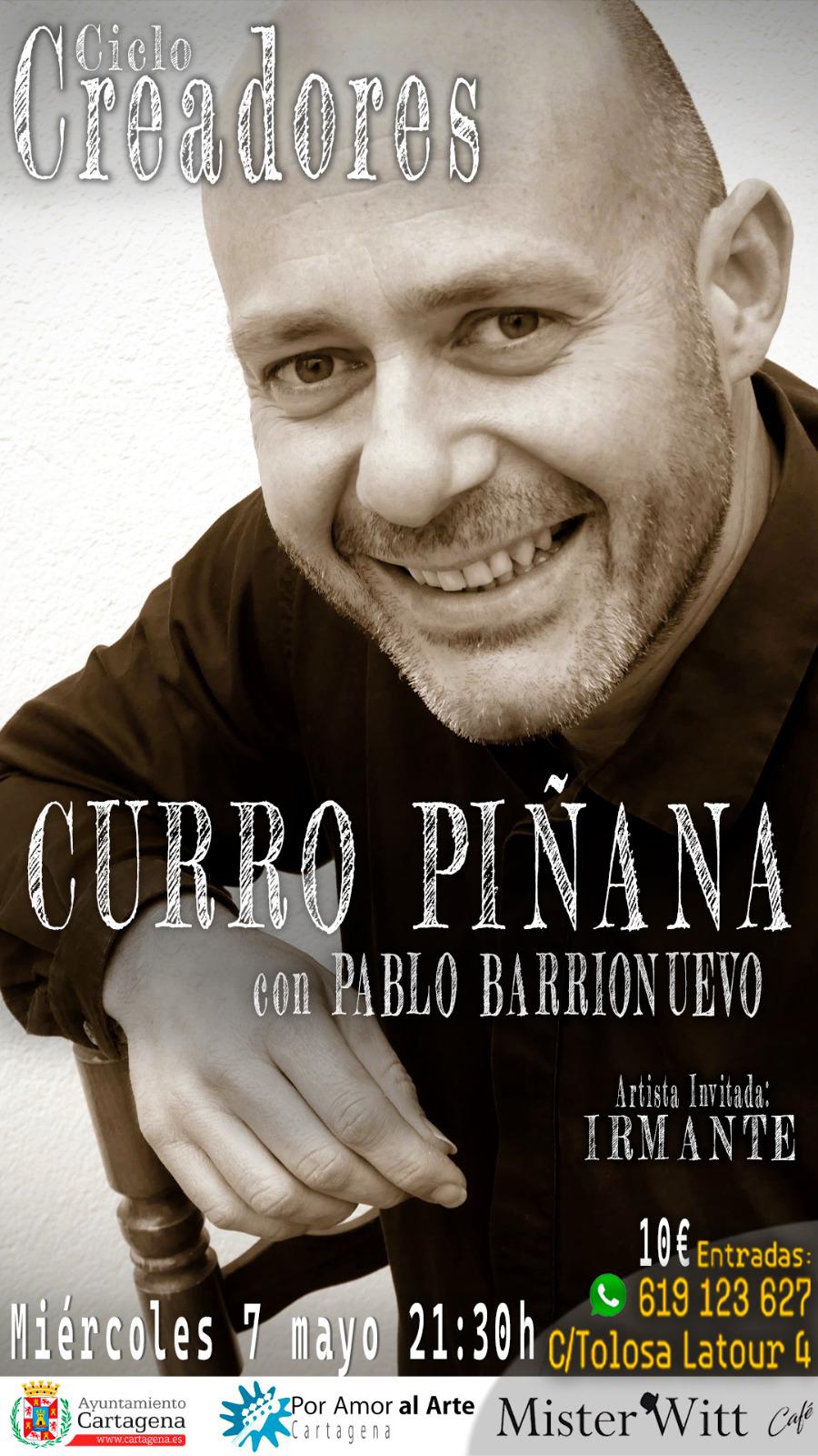 Ciclo Creadores: Concierto Curro Piana