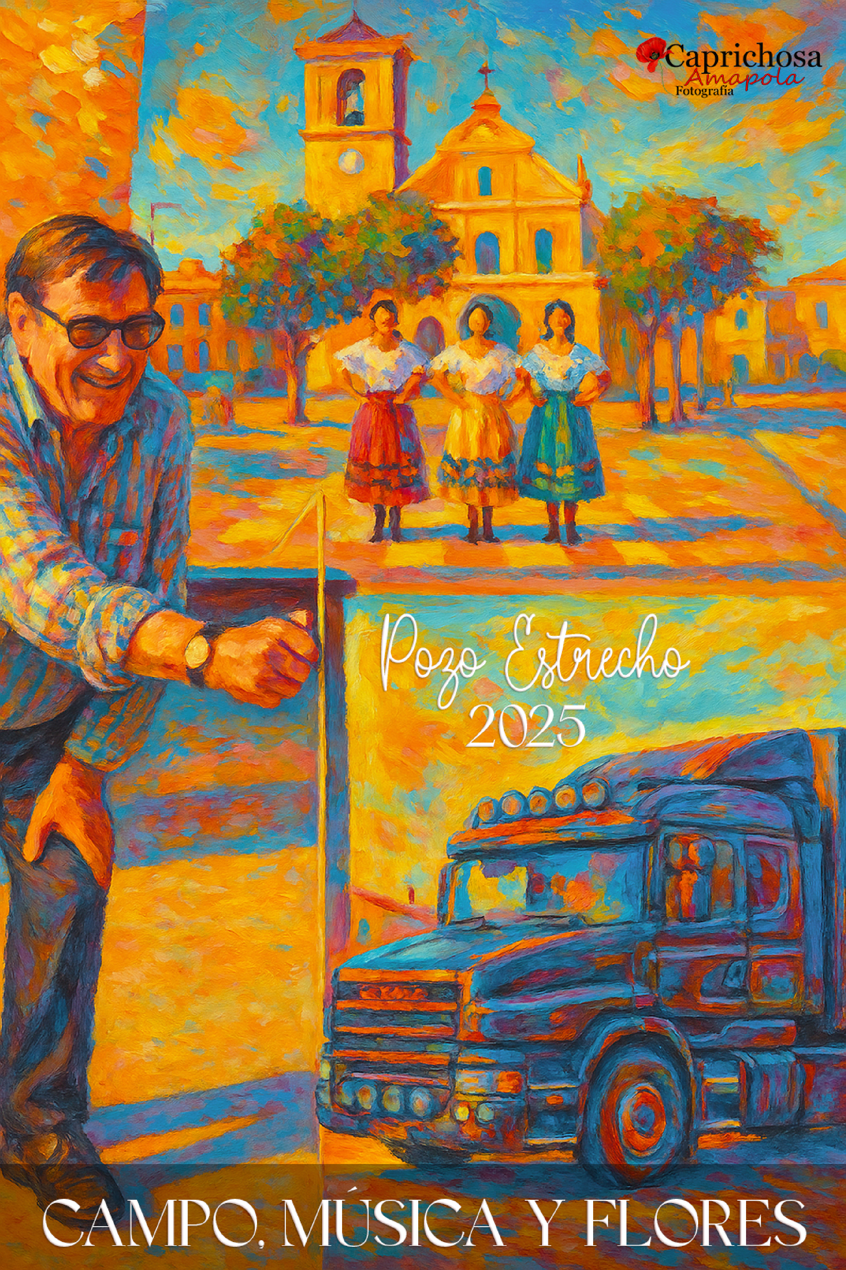 Cartel Fiestas Pozo Estrecho 2025