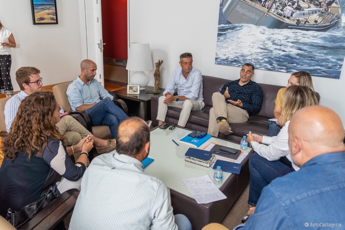 Reunión en el Palacio Consistorial.