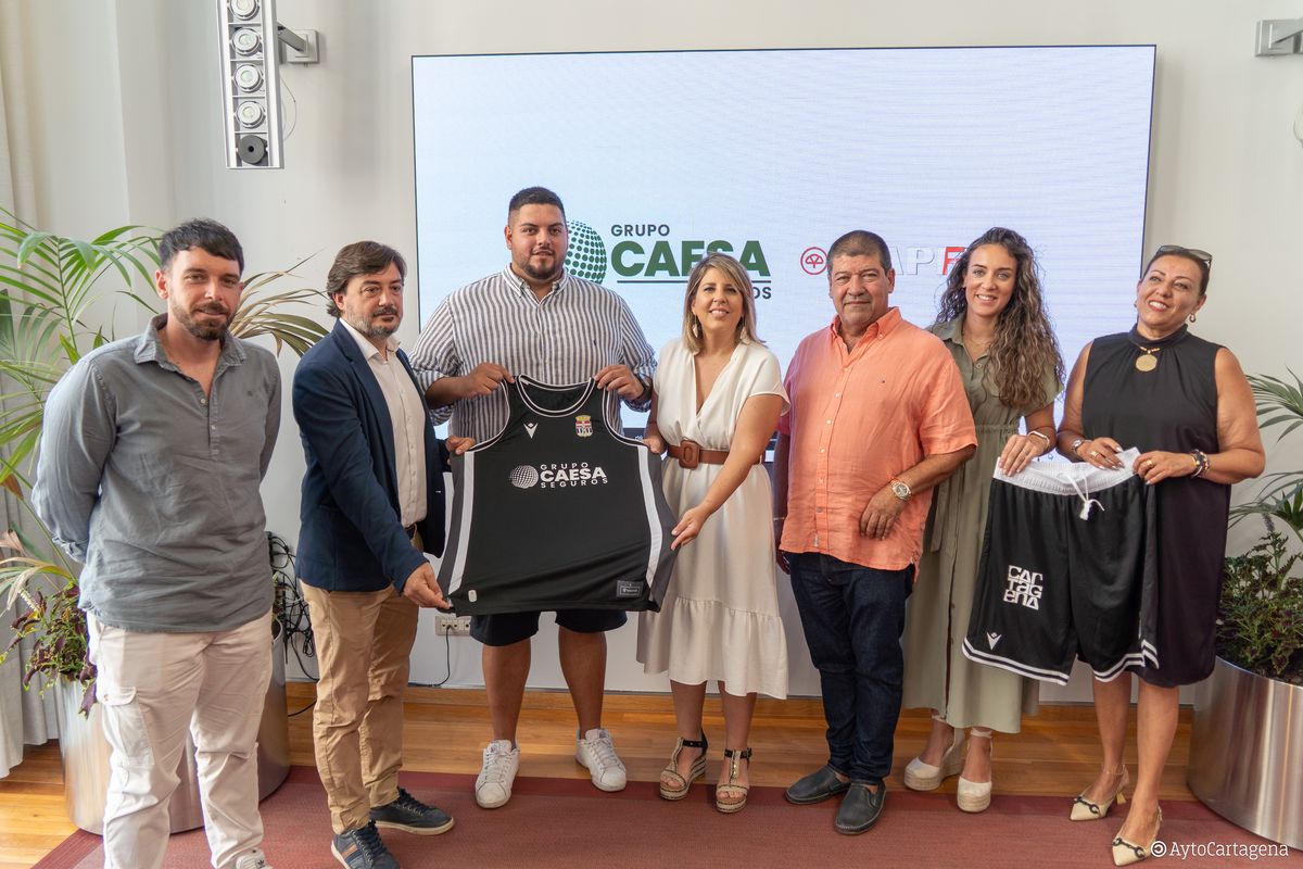 Presentación de Caesa Seguros como nuevo patrocinador principal del Cebé Cartagena