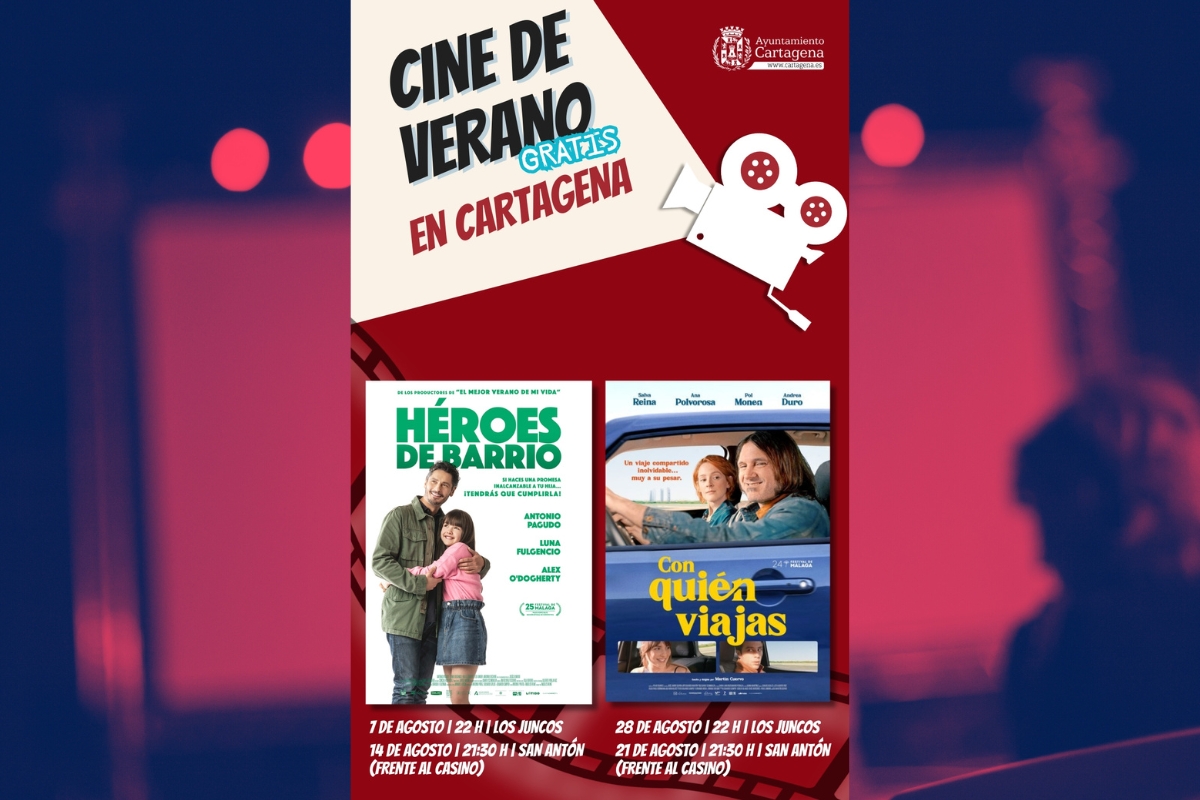Cine de verano. Agosto 2025, Cartagena.
