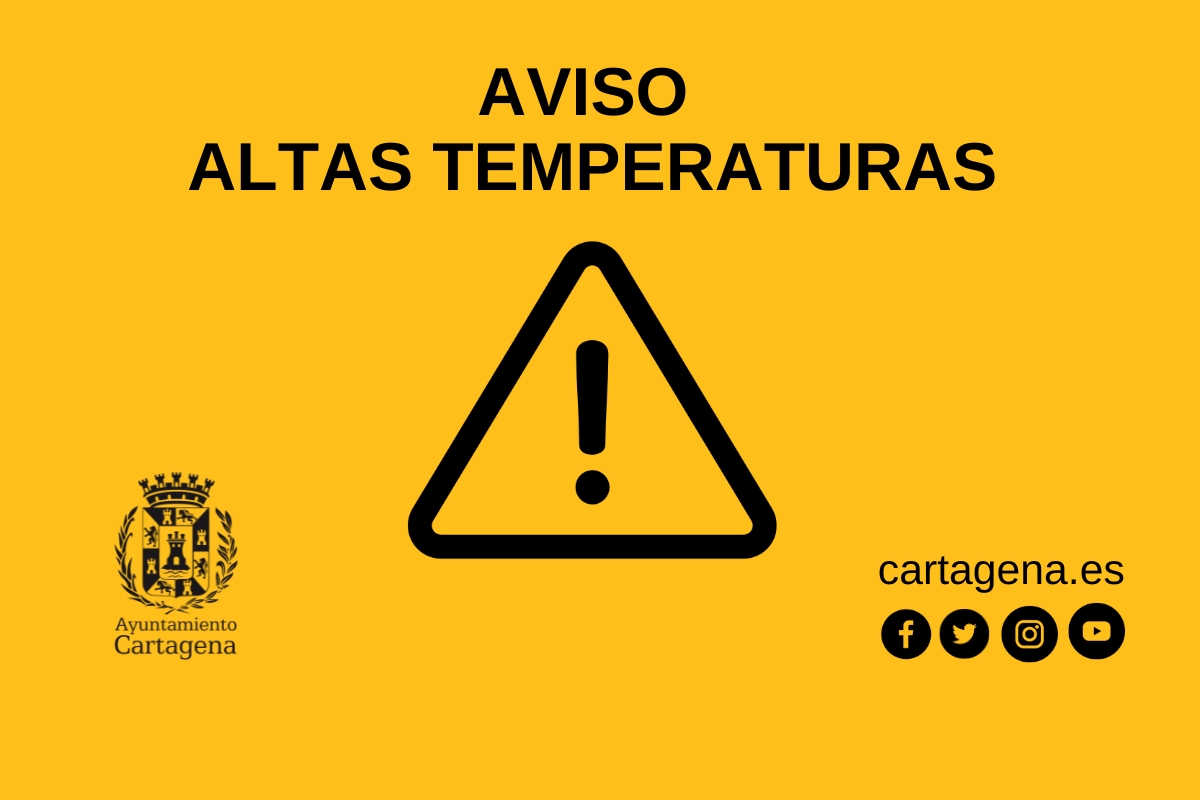 Aviso altas temperaturas, calor.