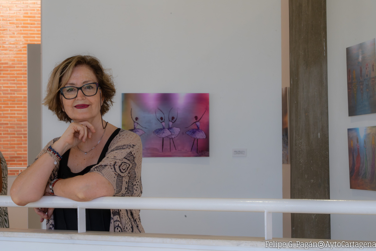 Exposición de Vicenta Sánchez, en el Luzzy