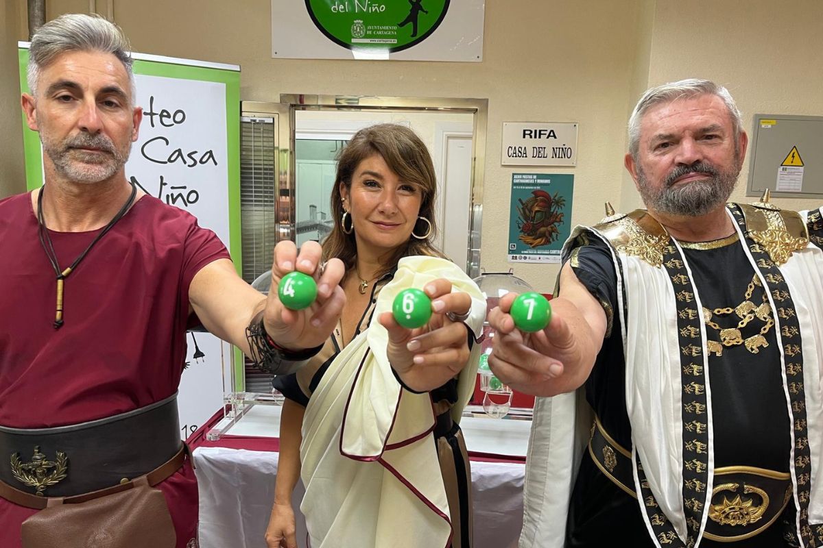 Sorteo extraordinario Casa del Niño por Carthagineses y Romanos, 2025.