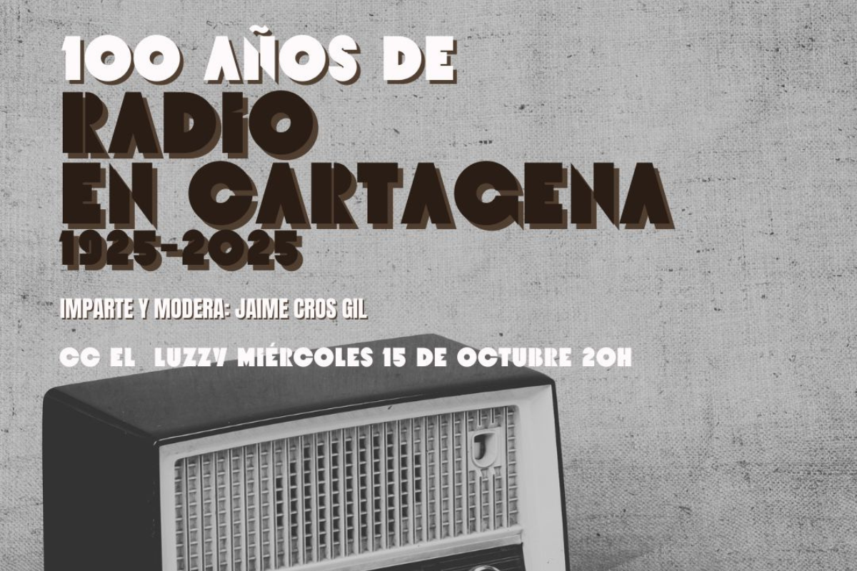 Charla '100 años de radio en Cartagena'