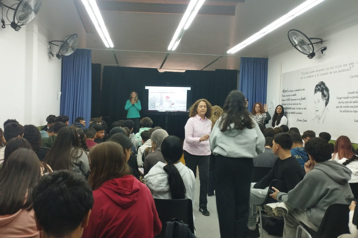 Actividad de la Campaña GRITA en el IES Galileo de Pozo Estrecho