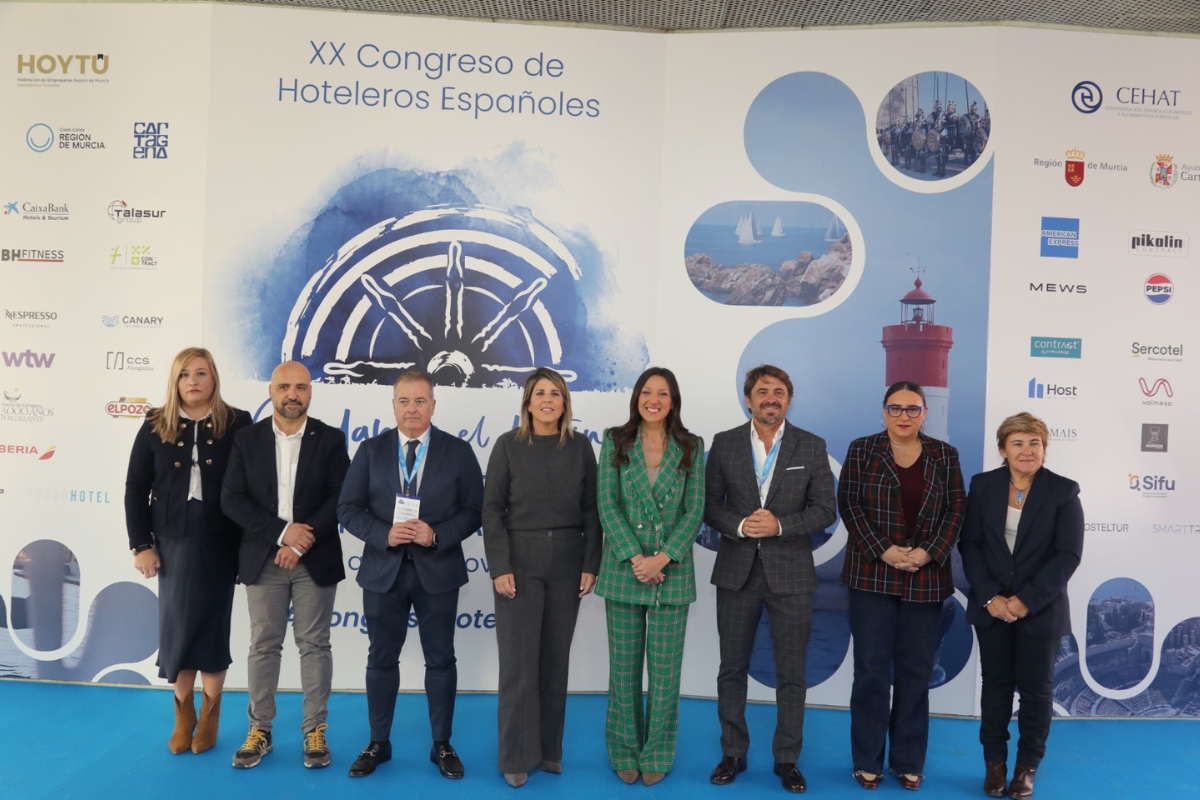Inauguración del XX Congreso de Hoteleros Españoles que se celebra en Cartagena