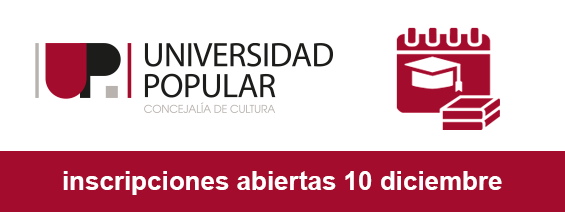 inscripciones abiertas 10 diciembre� UNIVERSIDAD POPULAR 