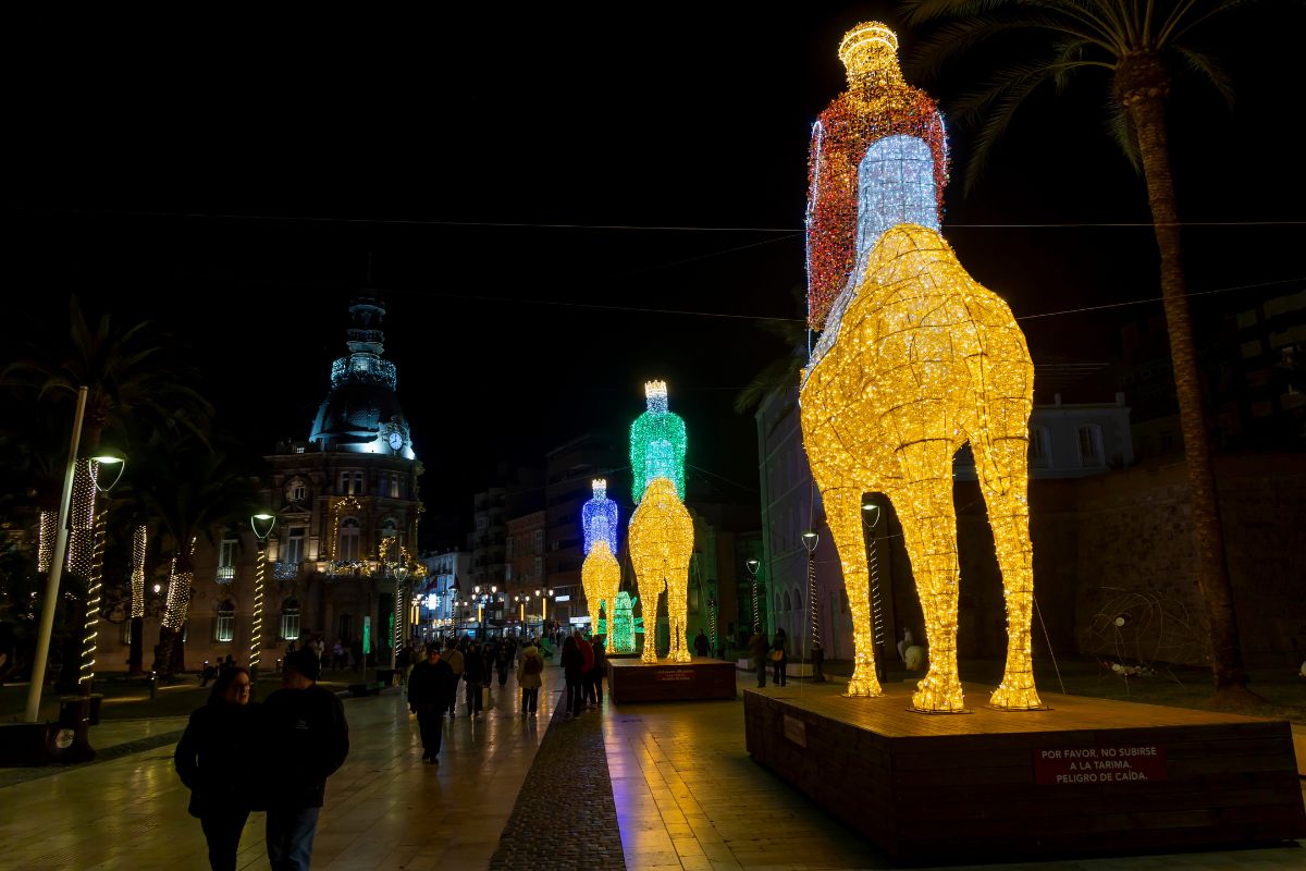 Luces de Navidad en Cartagena