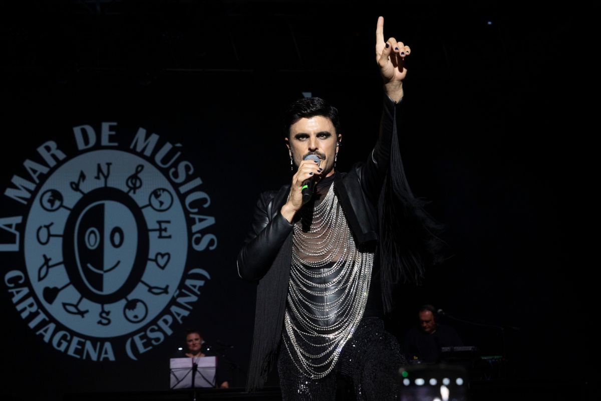 Imagen de archivo del concierto de Rodrigo Cuevas en La Mar de Músicas 2023