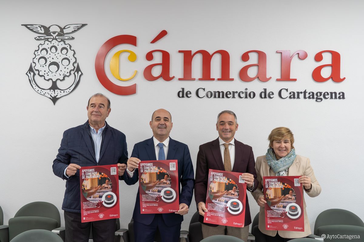 Presentación de la campaña regional de Comercio 'Compra Reloj'