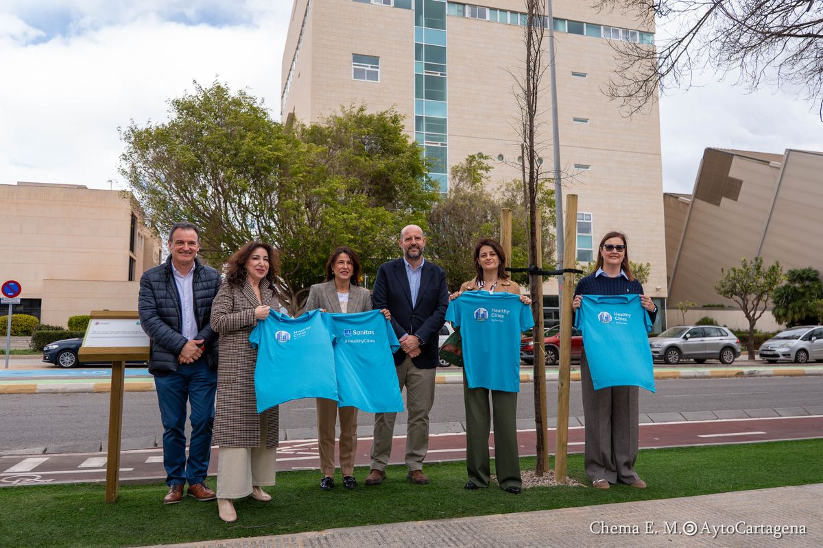 Cartagena ampl�a sus espacios verdes gracias al programa Healthy Cities de Sanitas