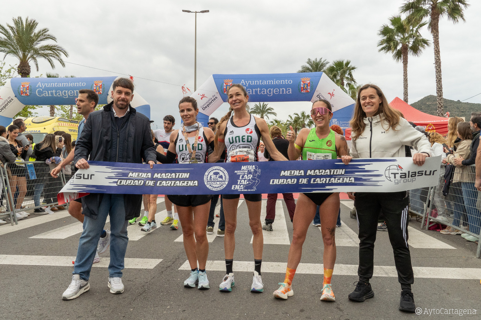 La Media Maratón de Cartagena congrega a más de 3000 deportistas. 2026.