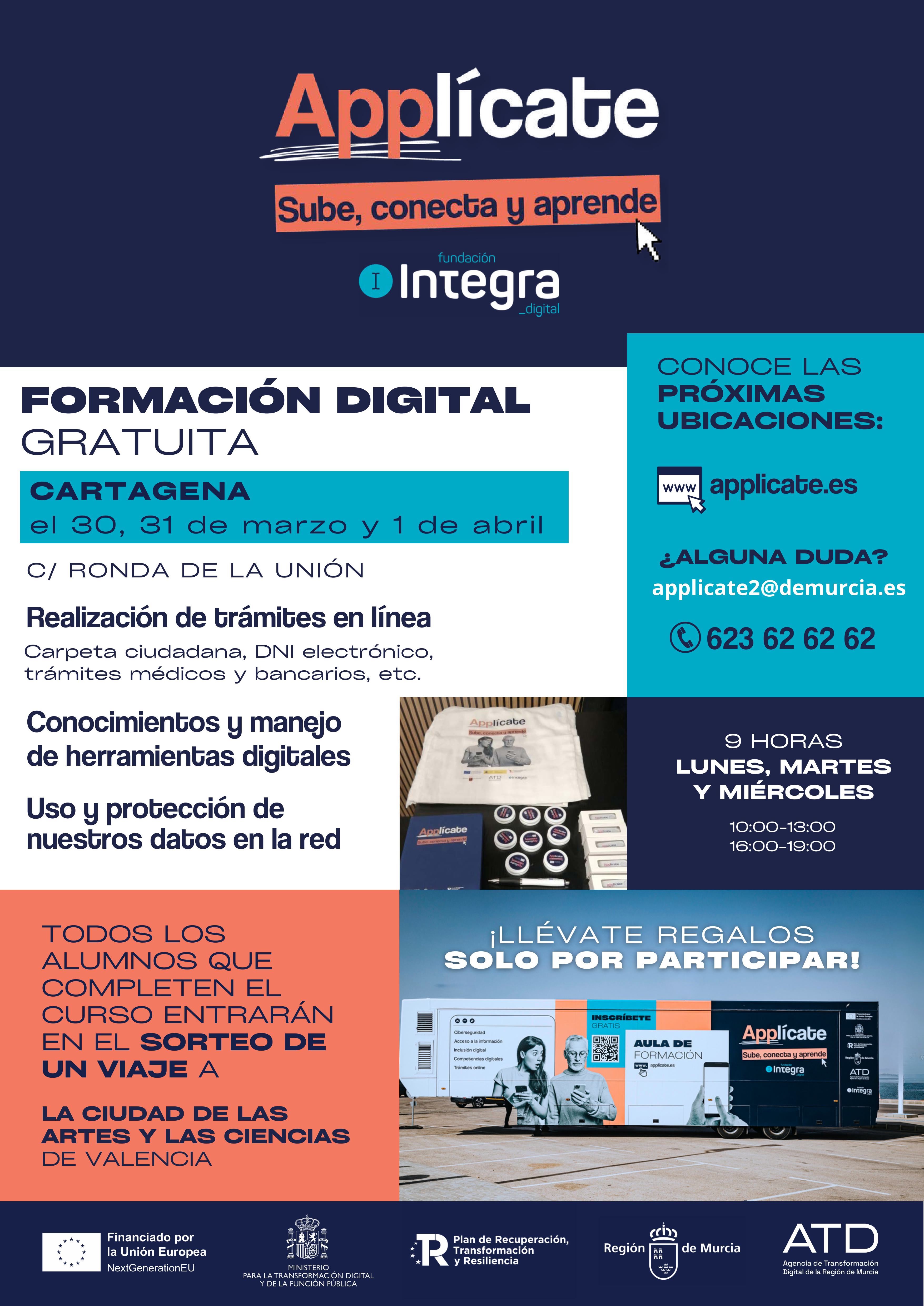 Formaci�n digital gratuita Appl�cate 
