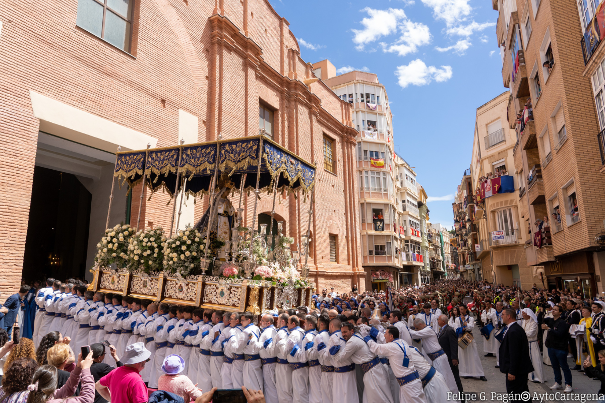 Imágenes de archivo de la Semana Santa de Cartagena 2025