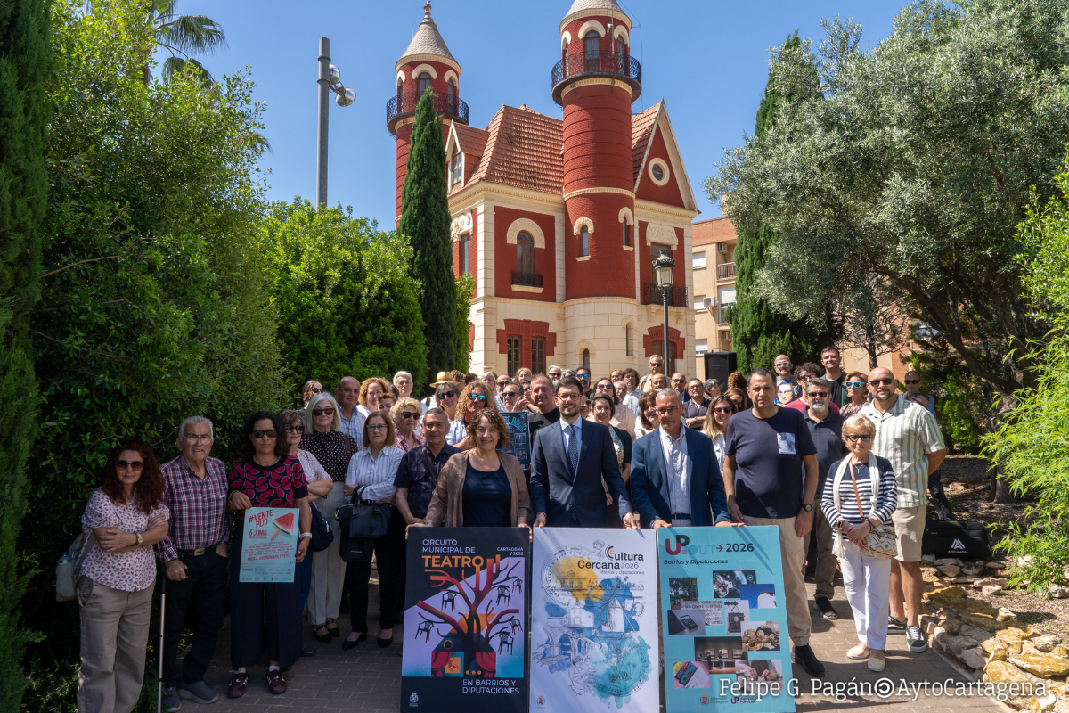 Presentación Cultura Cercana, UP OUT y circuito Municipal de Teatro
