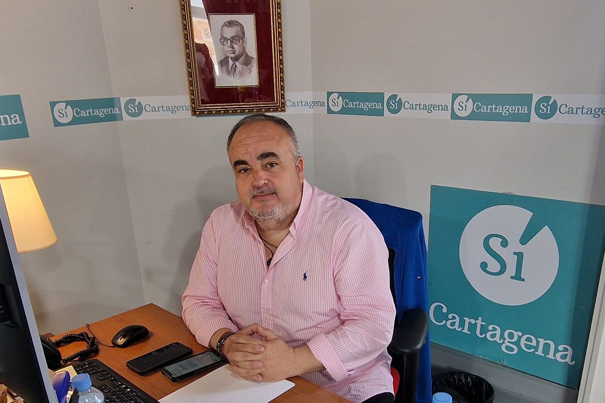 Juan Pedro Torralba, portavoz del grupo mixto Sí Cartagena