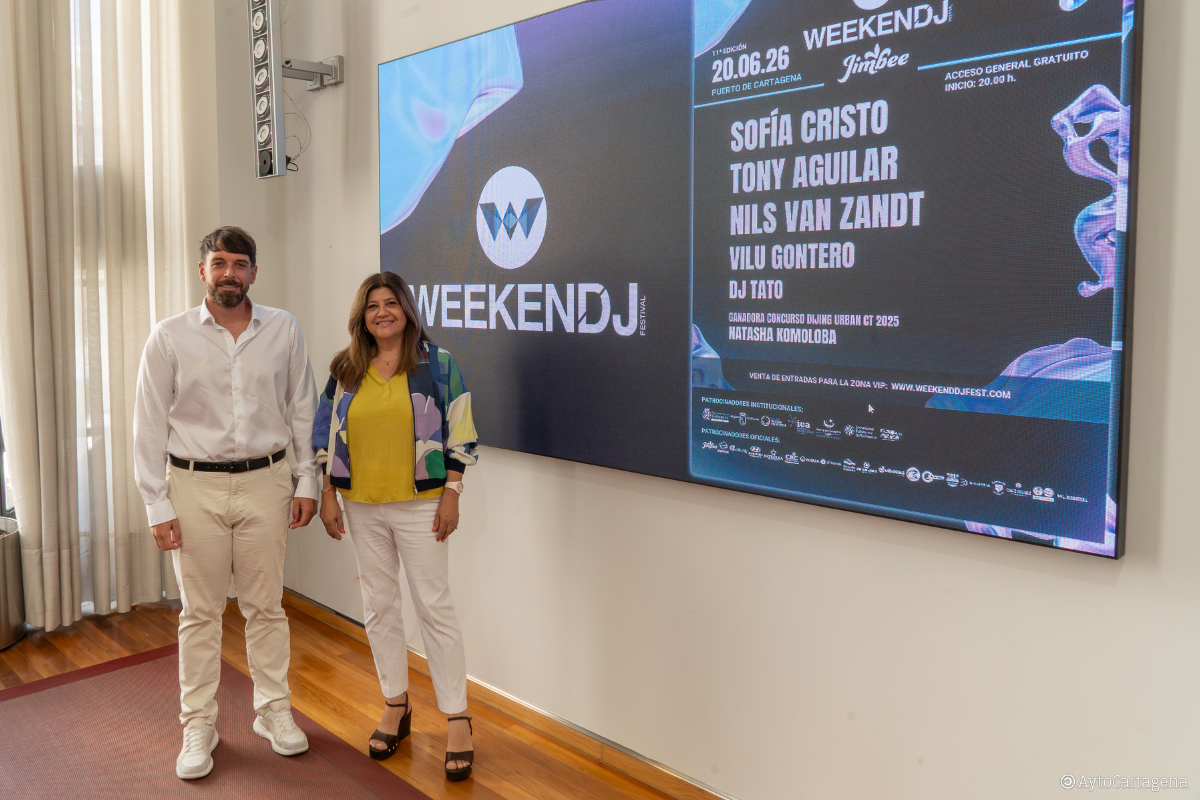Presentación del Weekend DJ Cartagena 2026