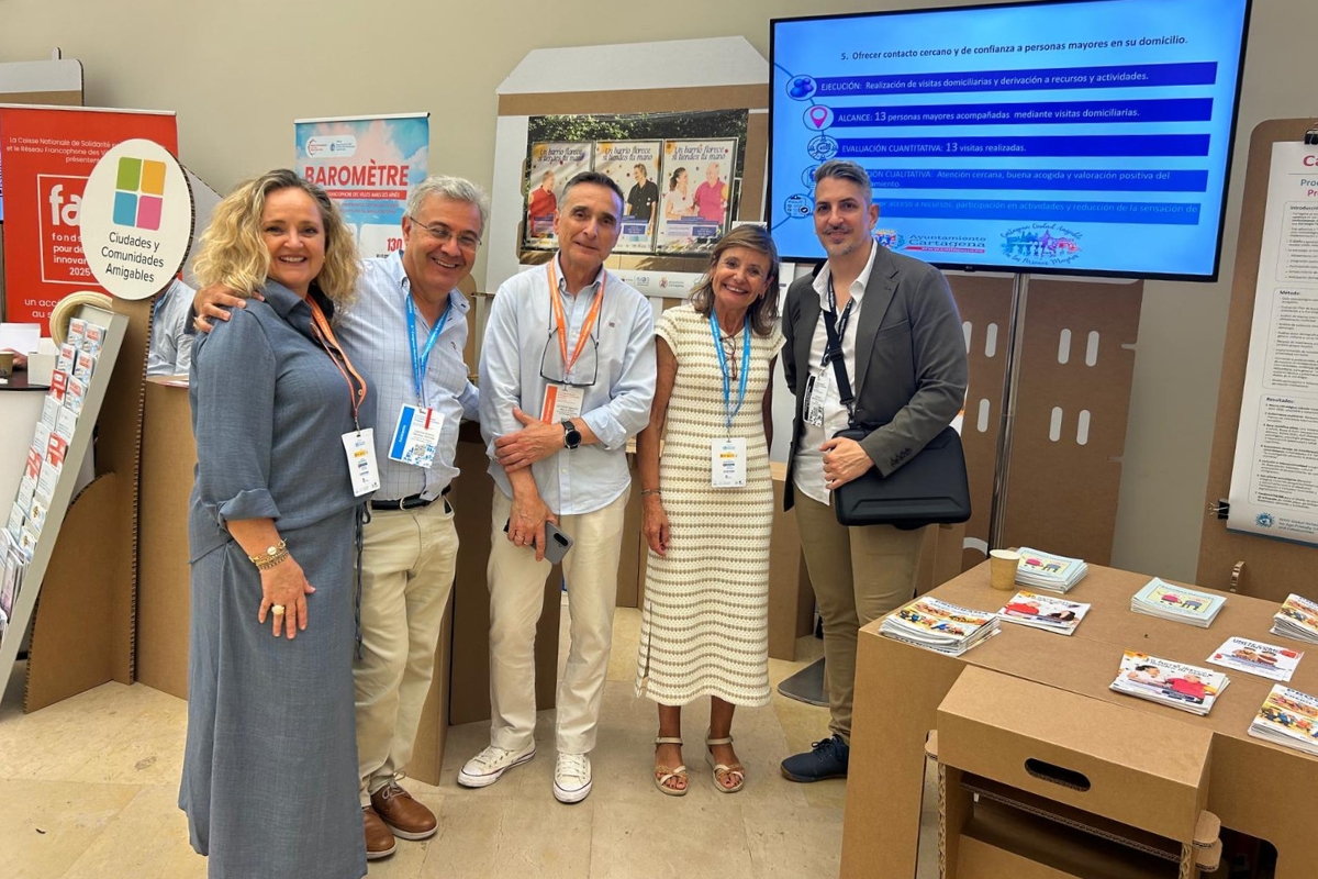 Cartagena expone en un congreso mundial de la OMS su modelo de ciudad amigable con las personas mayores. Junio, 2026.