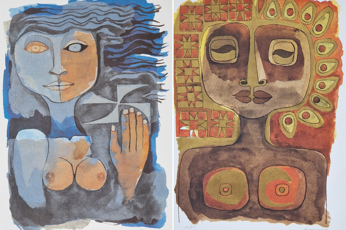 Obras del artista ecuatoriano Oswaldo Guayasamín