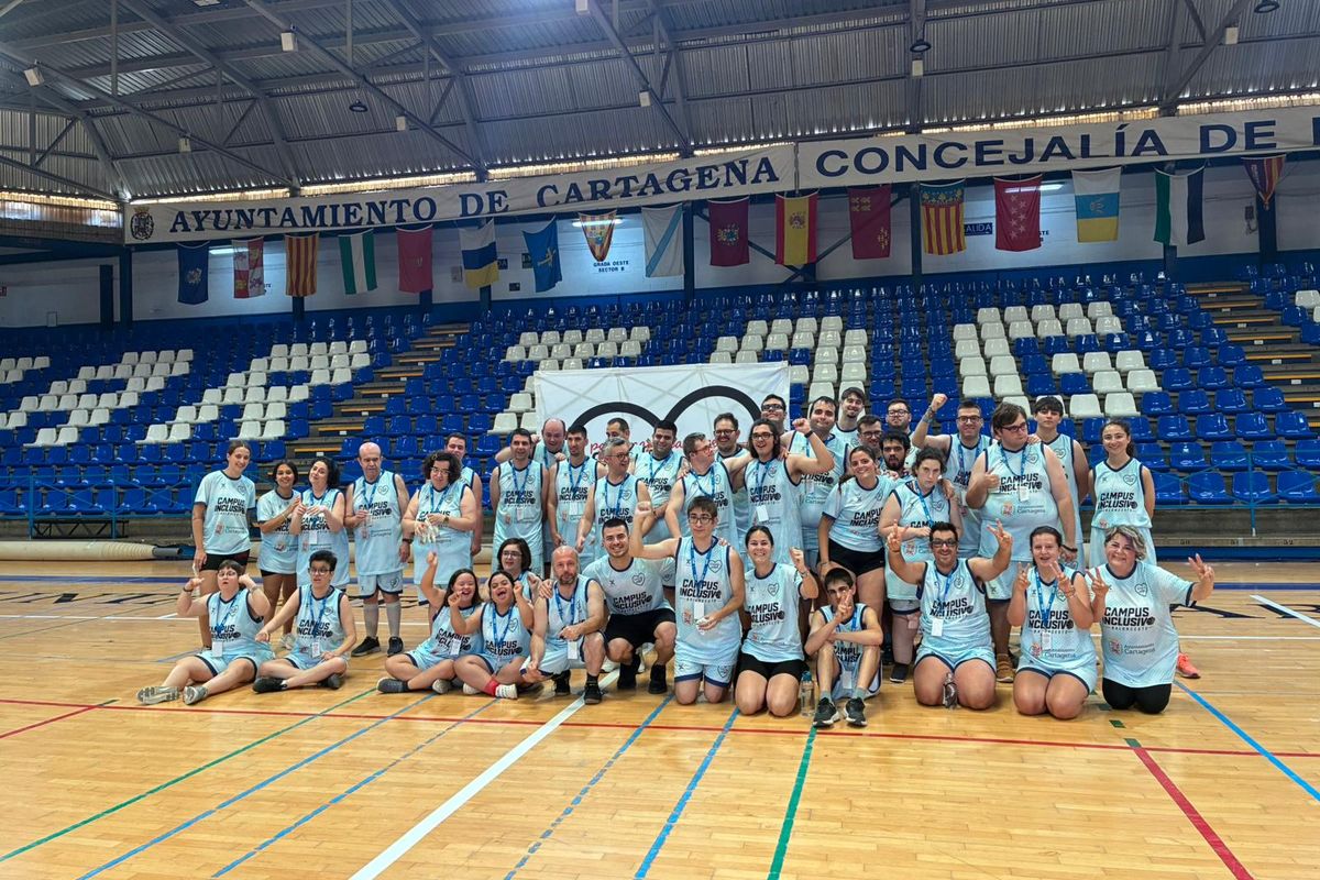 II Campus inclusivo de Baloncesto para personas con discapacidad intelectual. Fundación Social Cebé Cartagena