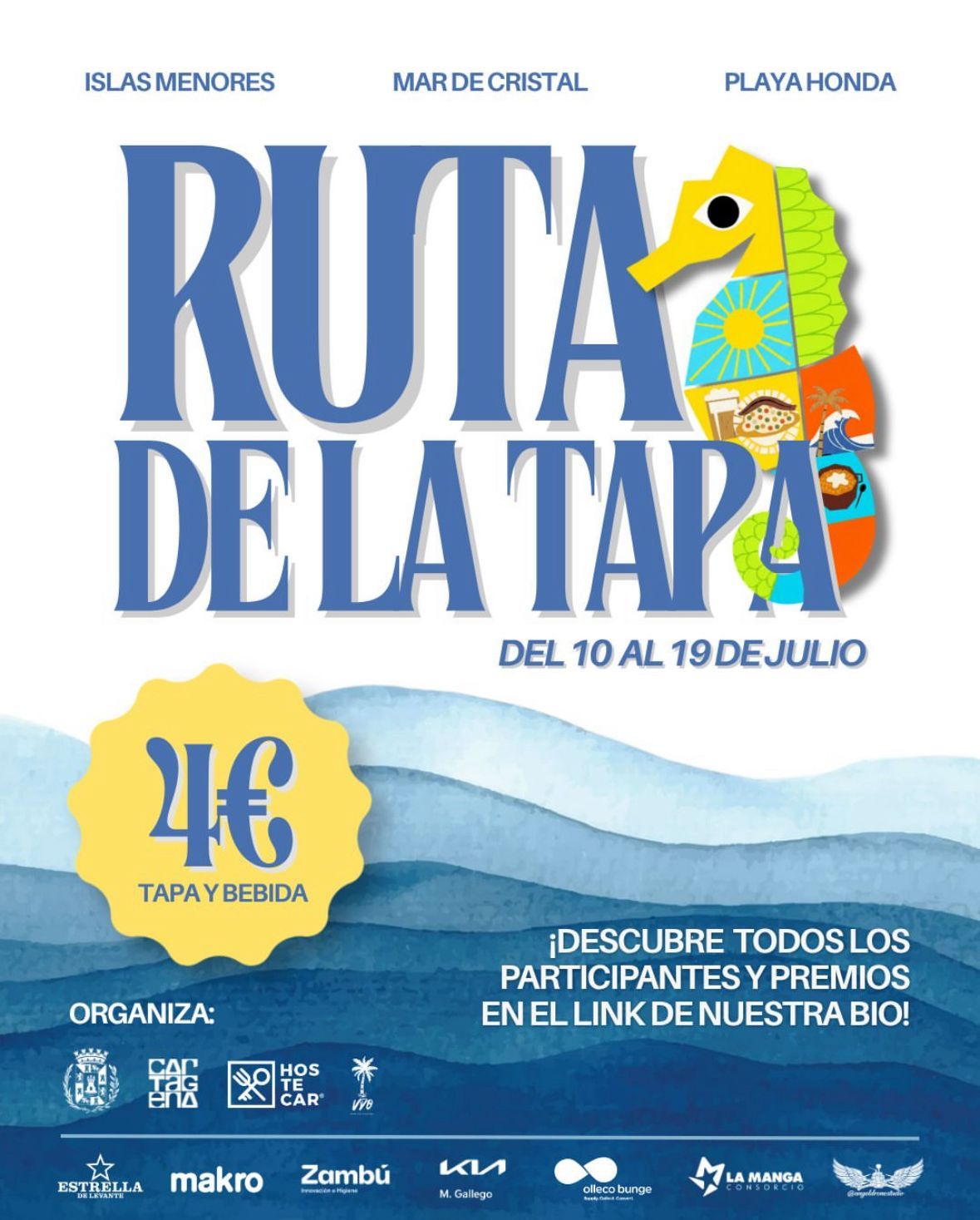 I Ruta de la Tapa de Islas Menores, Mar de Cristal y Playa Honda 