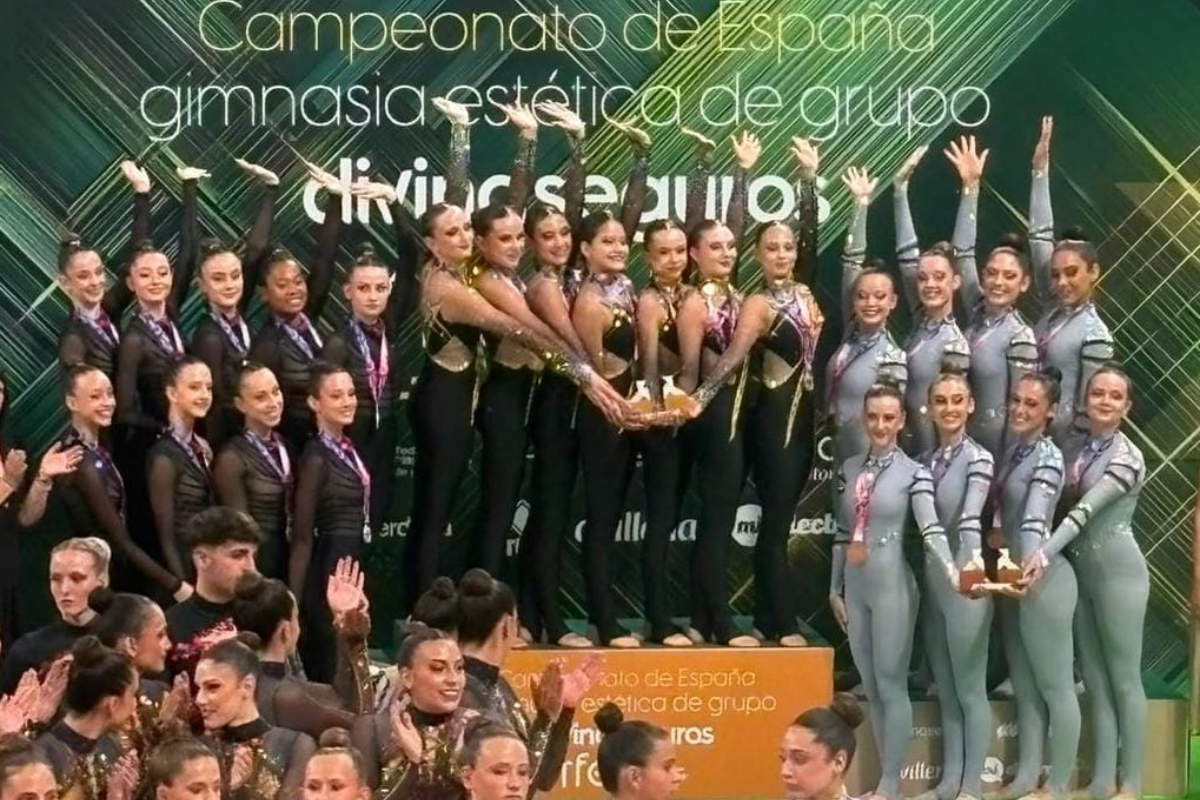 El Club Rítmica Cartagena se proclama campeón de España de Gimnasia Estética de Grupo