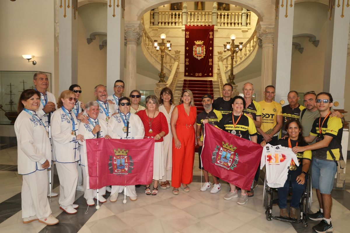 Cartagena reconoce a sus campeones del deporte adaptado tras sumar 18 medallas nacionales e internacionales