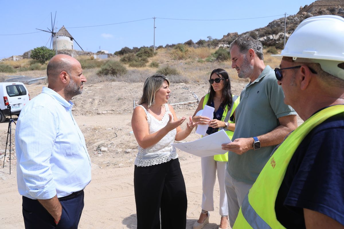Obras en el Monte Sacro