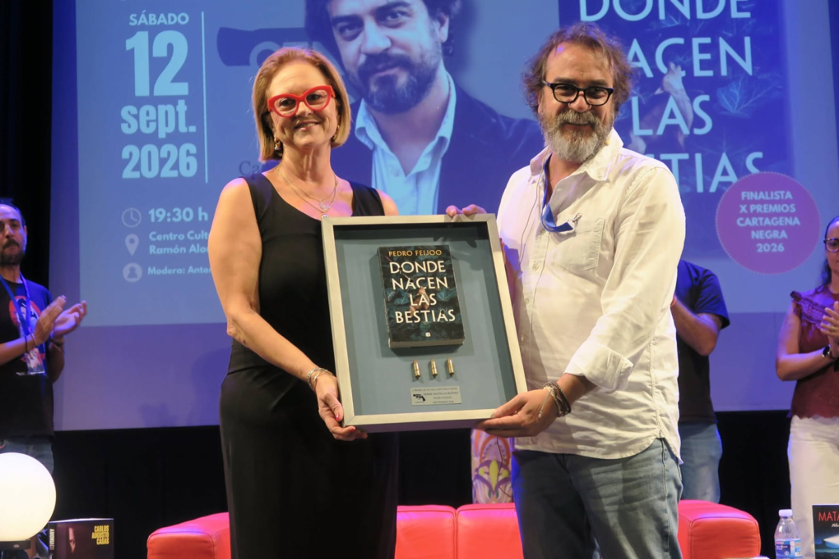 Cartagena Negra - Pedro Feijoo gana el X Premio de novela Cartagena Negra