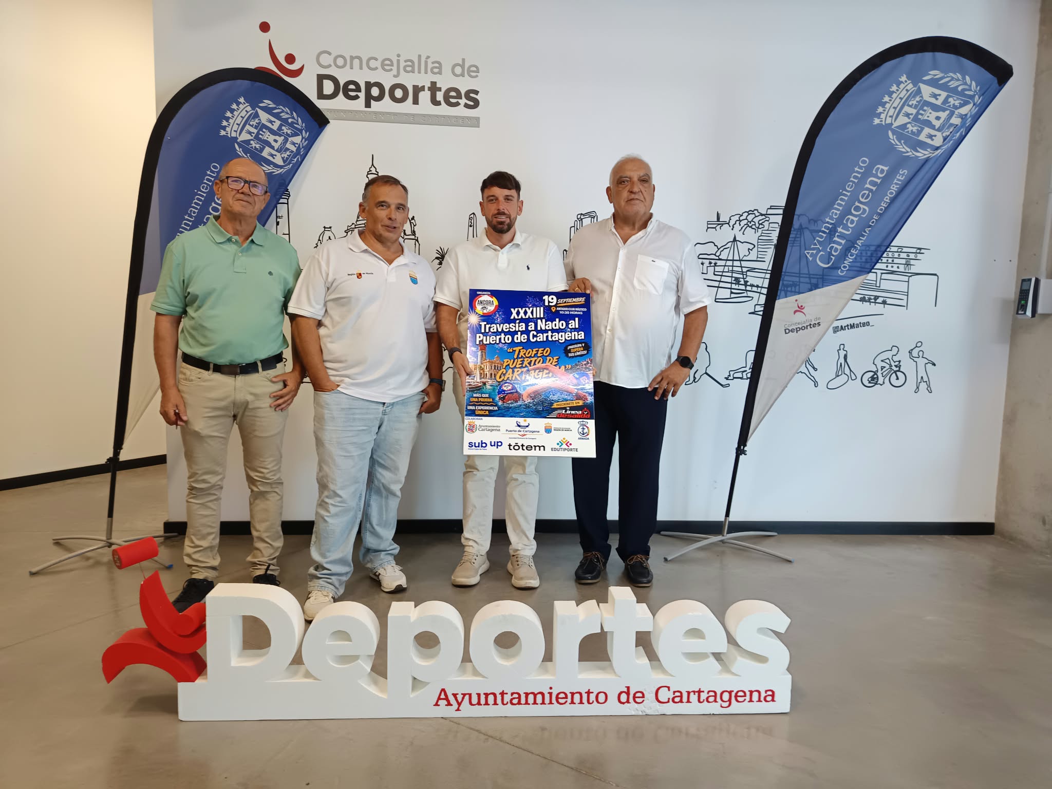 Travesía a nado.