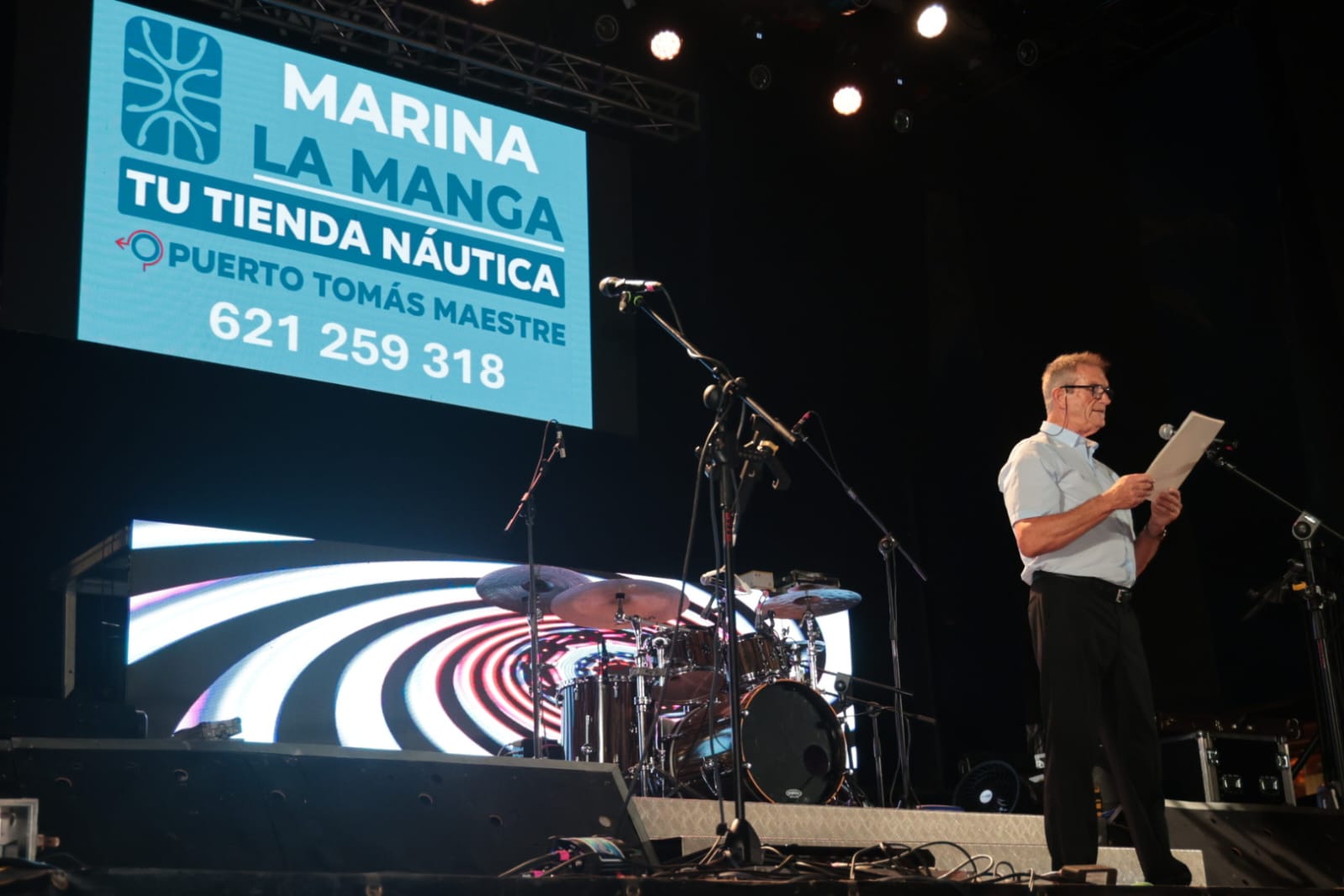 La Manga inicia sus fiestas con el pregón de Juan García Pérez