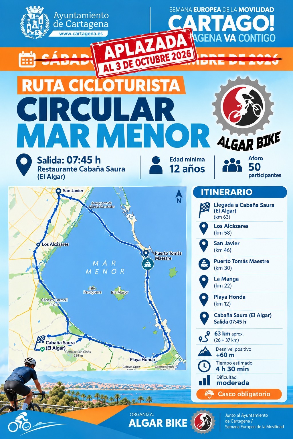 MARCHA CICLO TURISTICA AL MAR MENOR