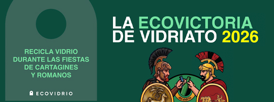 Reciclaje de envases de vidrio durante las Fiestas de Carthagineses y Romanos