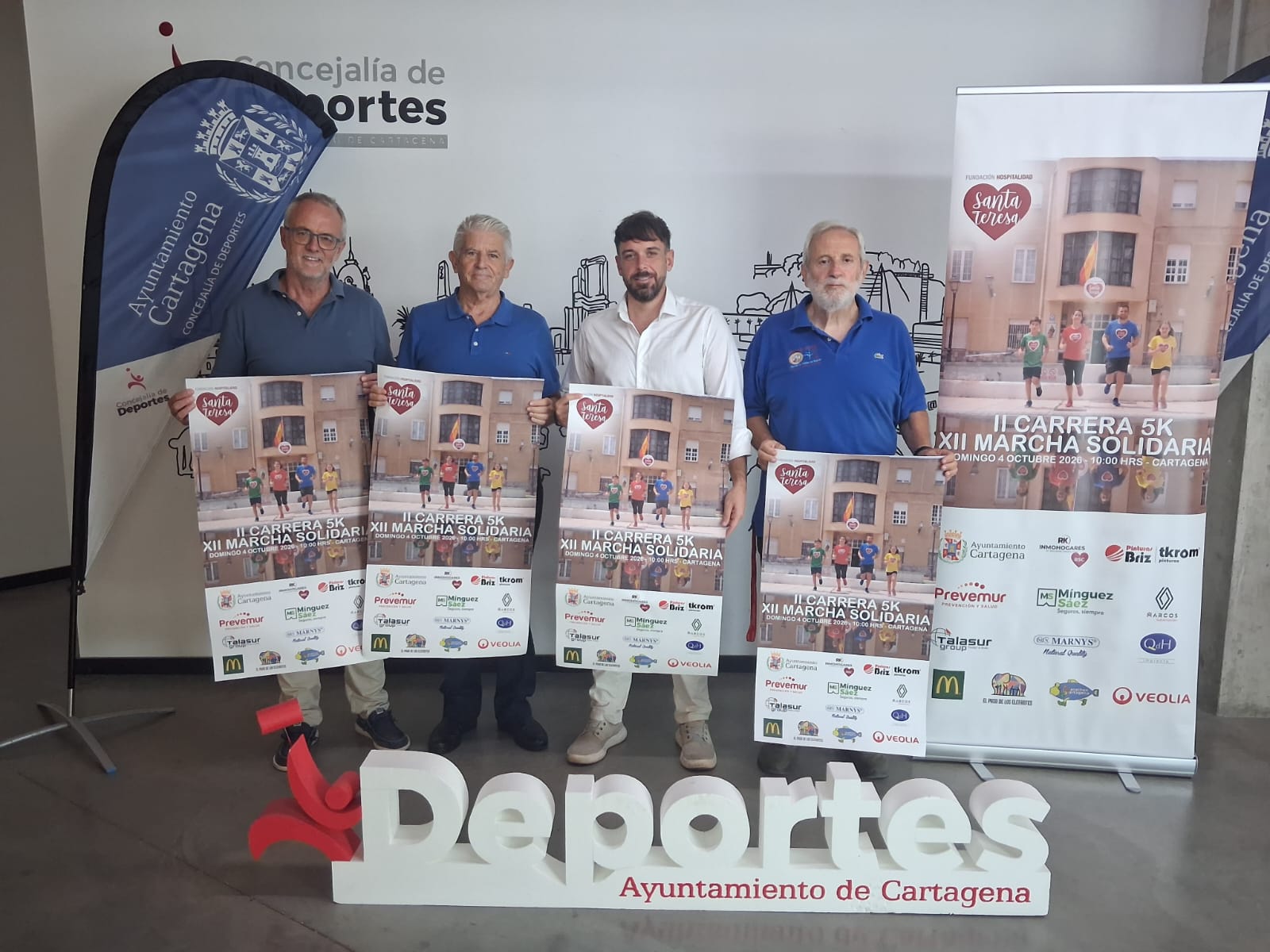 Carrera y marcha solidaria por la Hospitalidad Santa Teresa este domingo en Cartagena