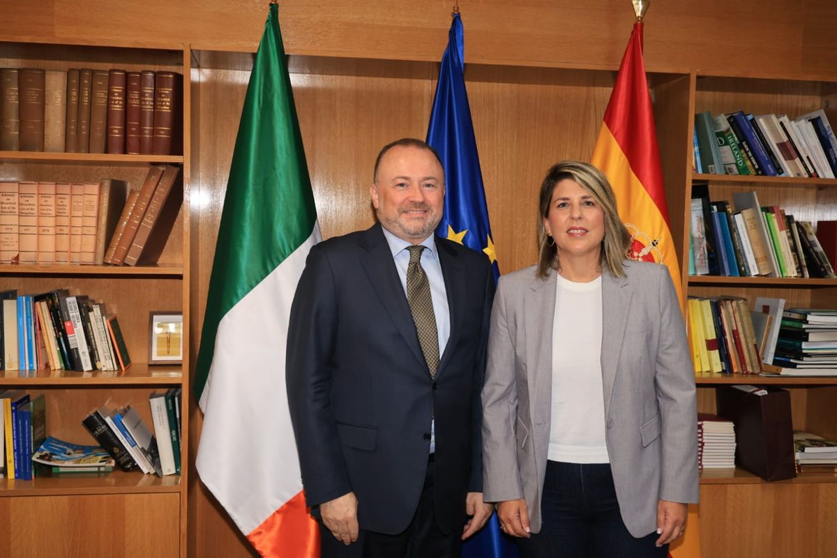 Encuentro de la alcaldesa, Noelia Arroyo, con el embajador de Irlanda en España