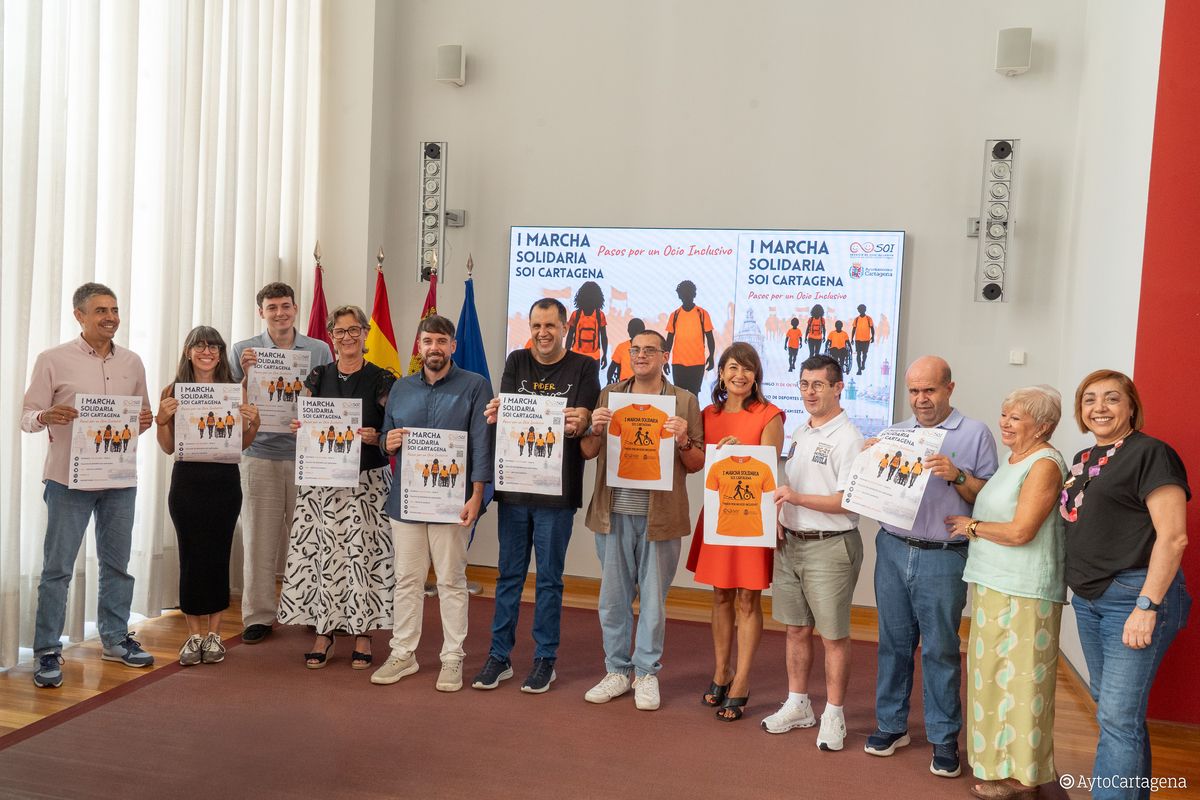 Presentación de la I Marcha Solidaria SOI Cartagnea