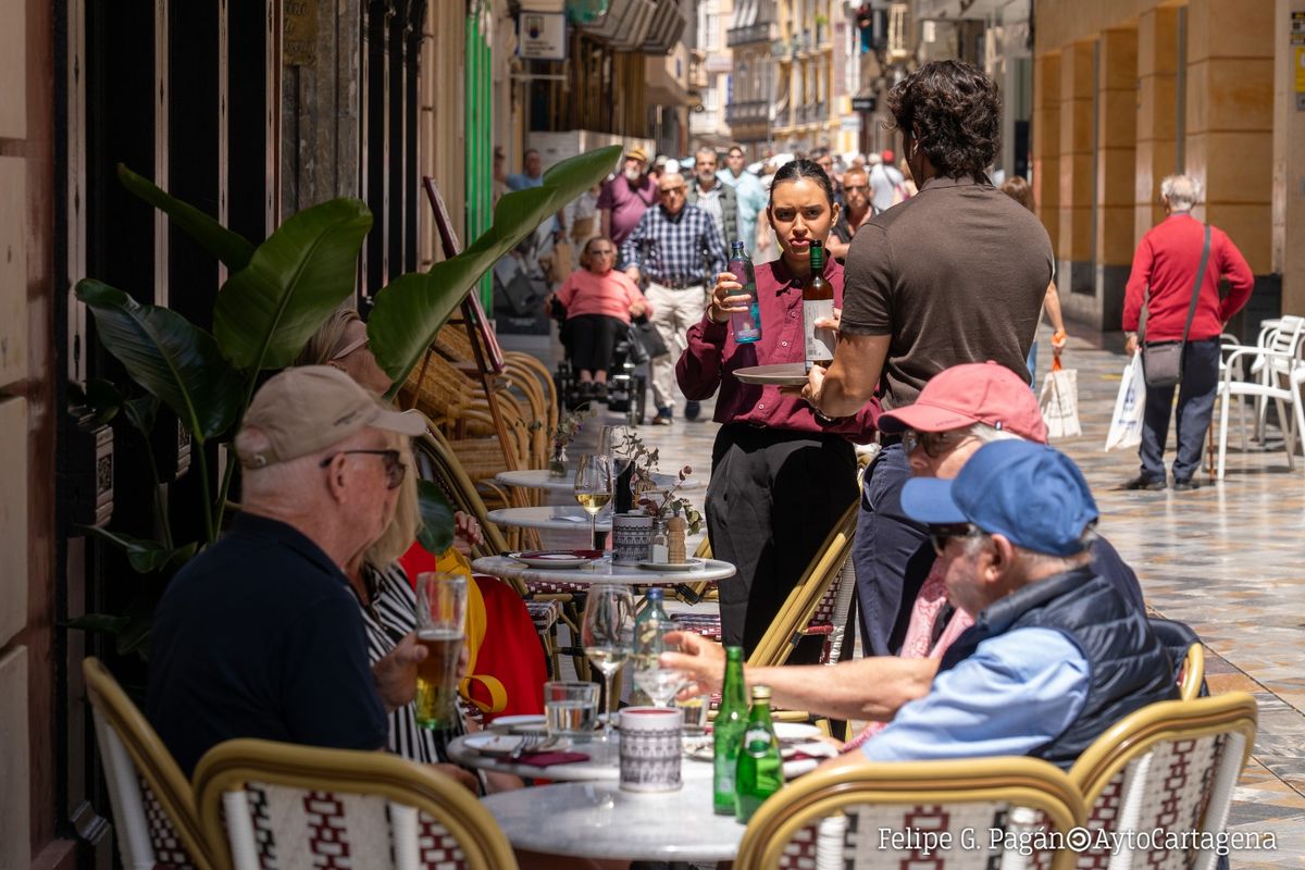 Terraza de la calle Mayor