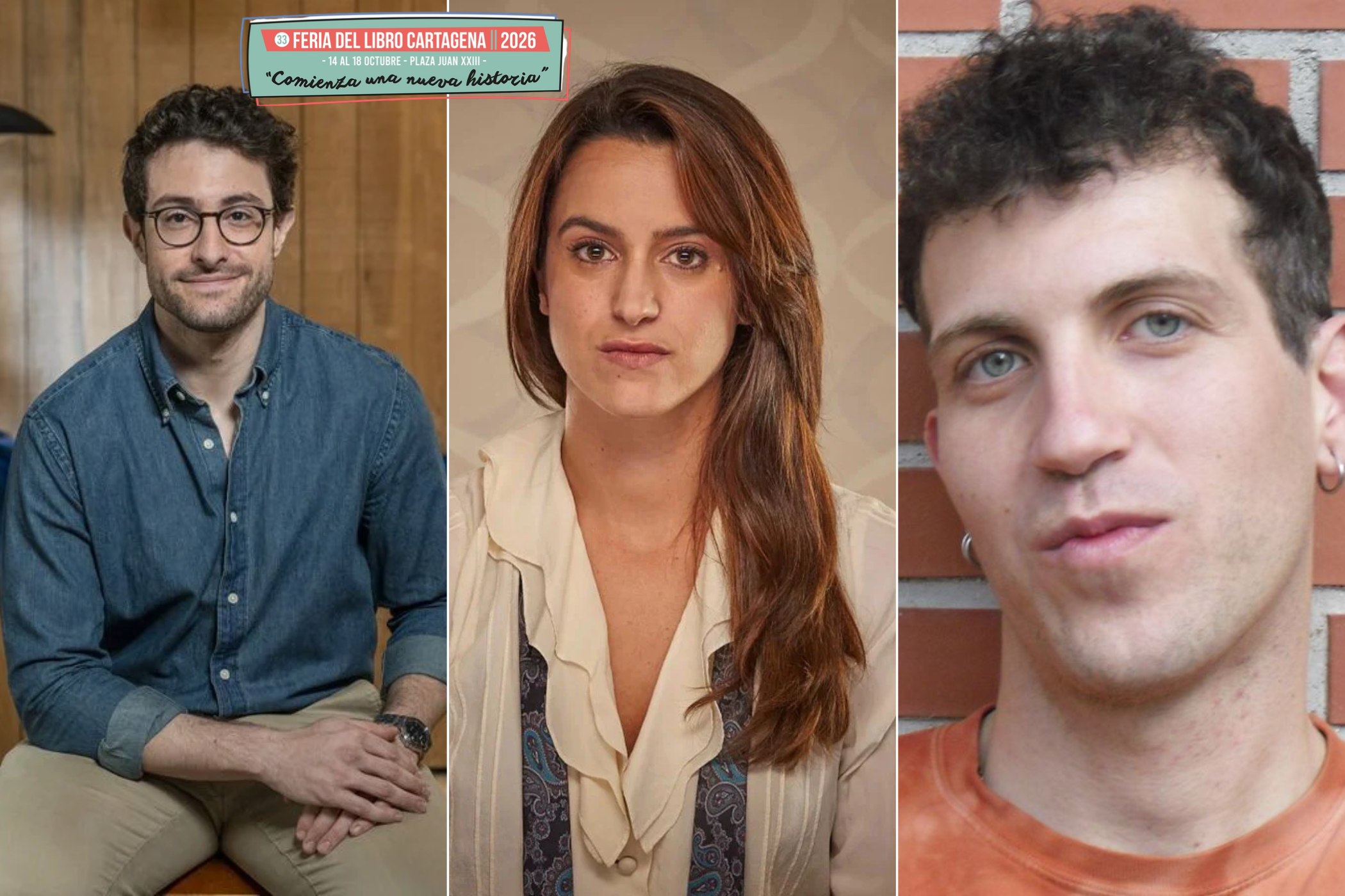 Fernando Bonete, Carlota Pérez-Reverte y Pablo Velasco