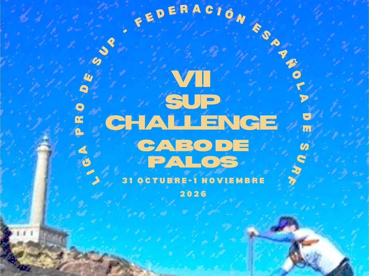 El VII SUP Challenge vuelve a Cabo de Palos los días 31 de octubre y 1 de noviembre de 2026