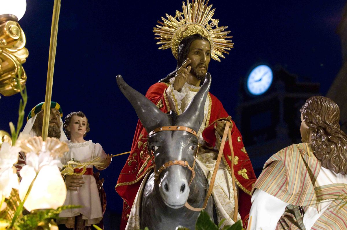 Procesin de la Burrica, el Domingo de Ramos