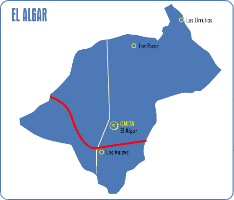 Plano del Barrio EL Algar