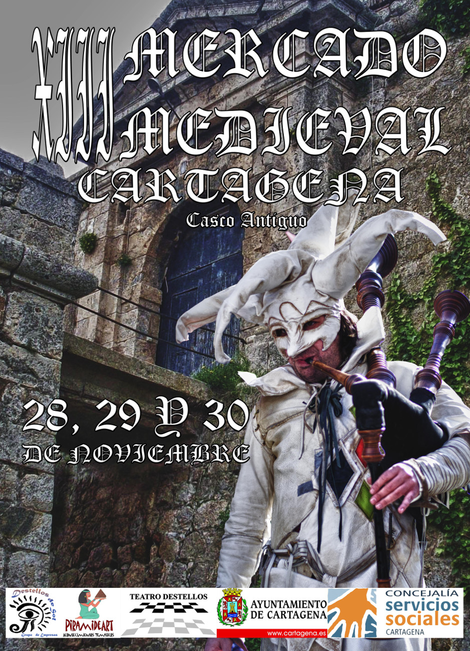 Cartel del XIII Mercado Medieval de Cartagena