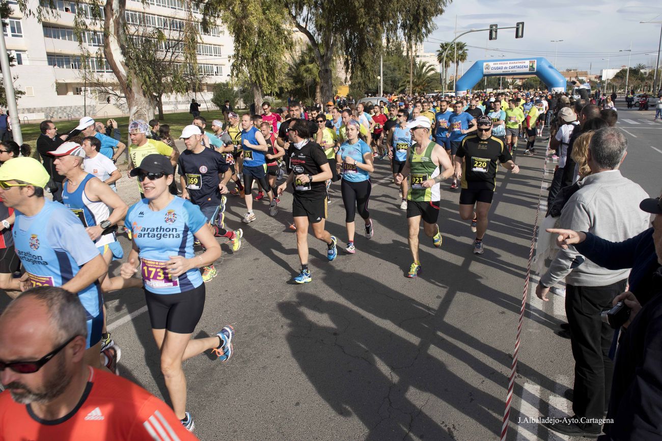 Media Maratn Ciudad de Cartagena. Imagen de archivo