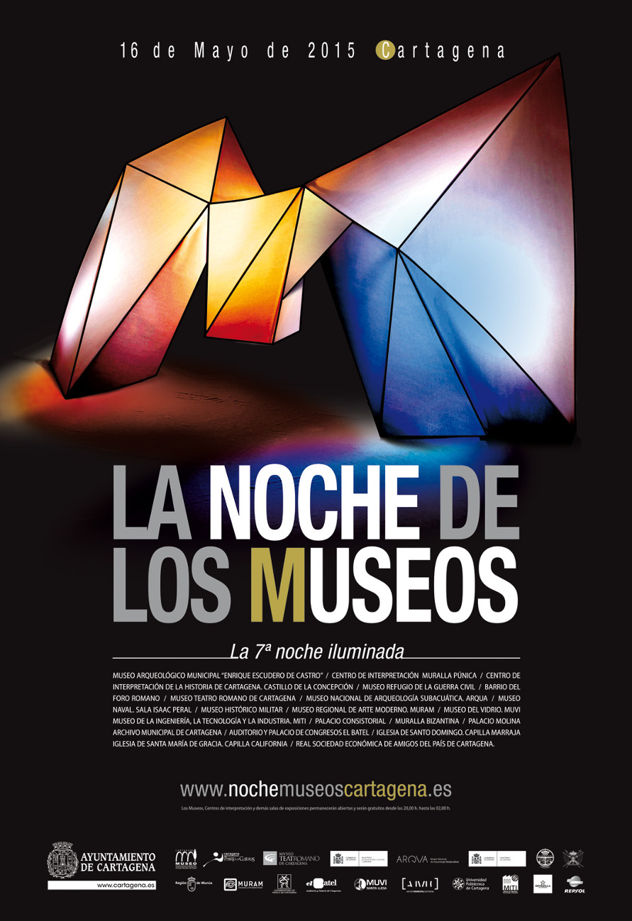 Cartel de La Noche de los Museos 2015