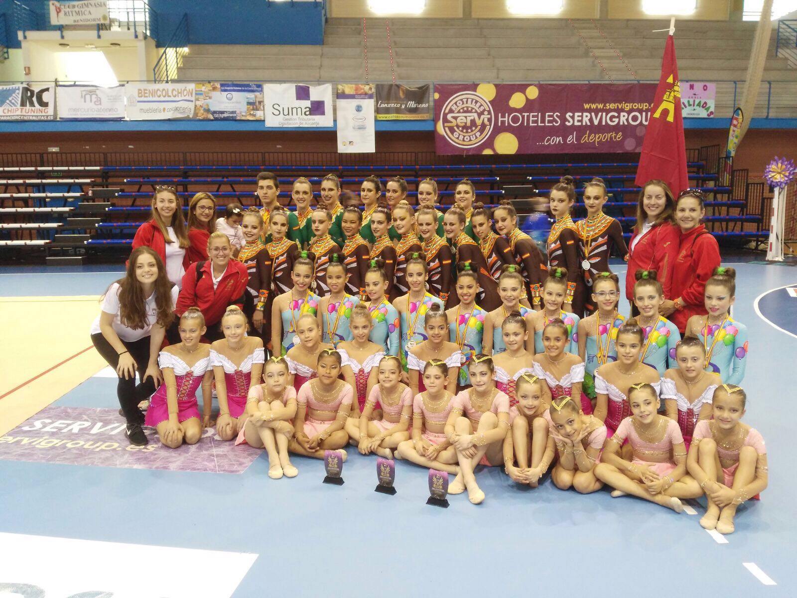 Clubes cartageneros de gimnasia rítmica