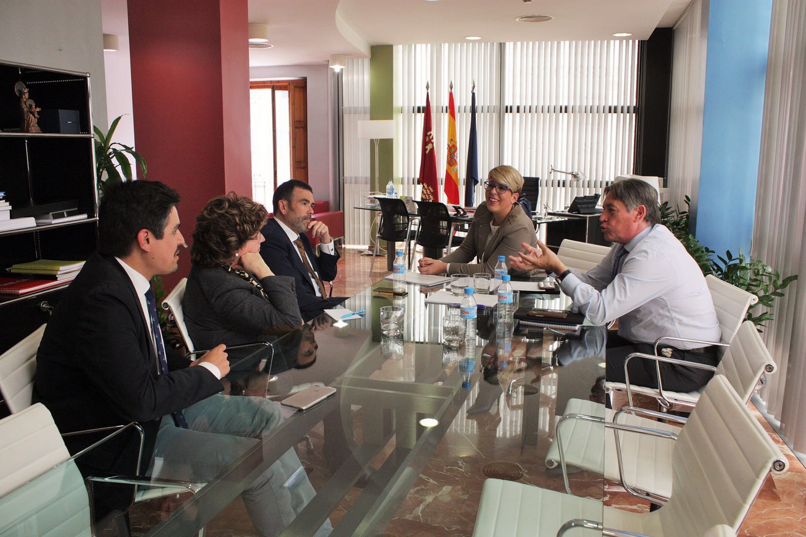 Reunión de trabajo entre la el Ayuntamiento de Cartagena y la Consejería de Cultura