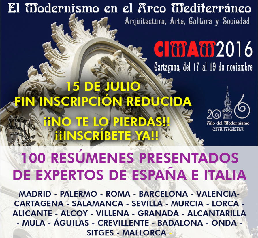 Congreso Internacional del Modernismo en el Arco Mediterrneo