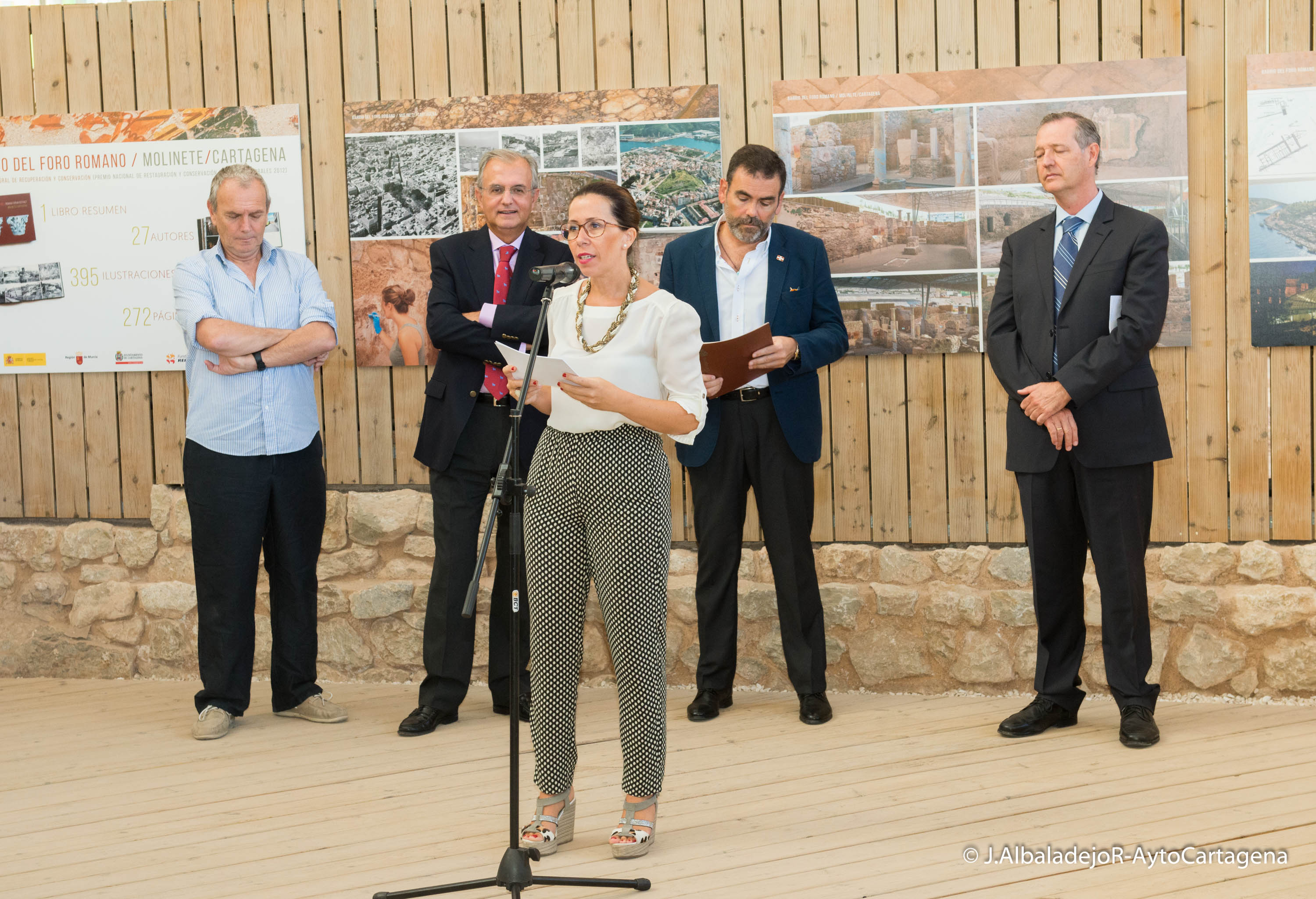 La vicealcaldesa Ana Beln Castejn durante su intervencin 