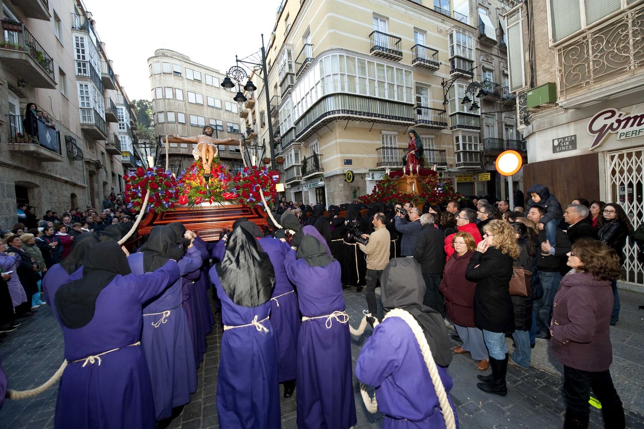 Imagen de archivo de la procesión del Cristo del Socorro